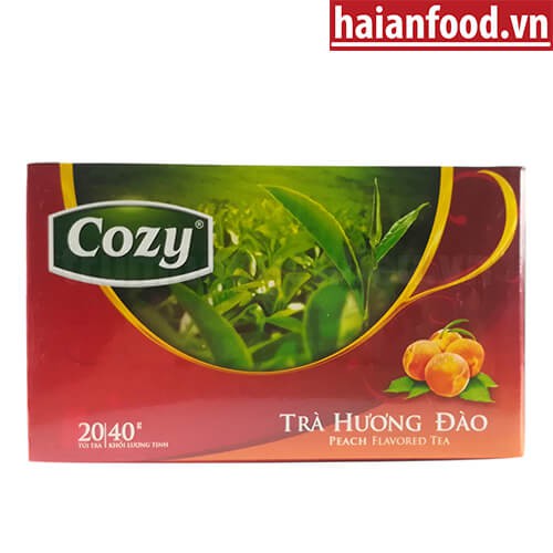 Trà cozy đào, dâu, bạc hà....