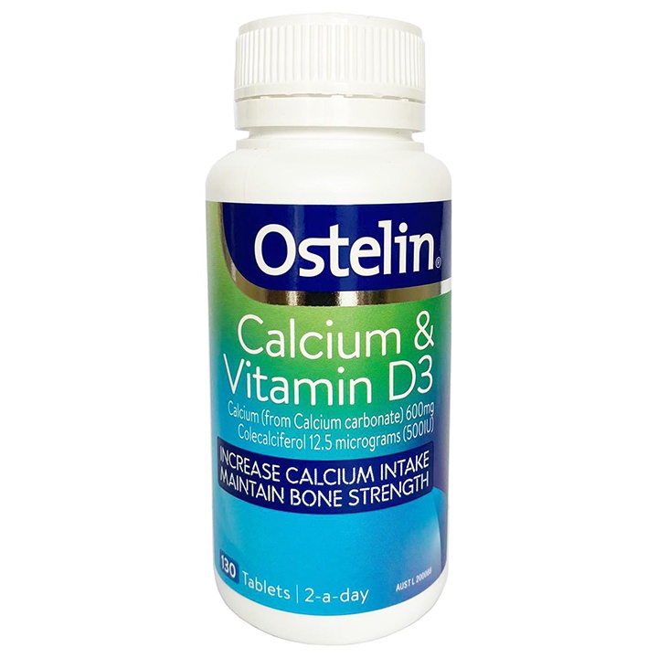Canxi & Vitamin D Ostelin cho bà bầu (hộp 130 viên) - hàng Úc