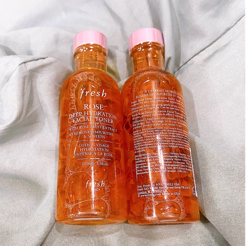 Nước Hoa Hồng FRESH Rose Deep Hydration Facial Toner 100ml | Toner lành tính cho mọi loại da