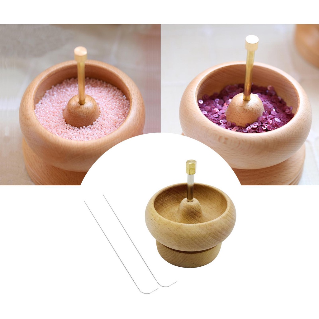 Con Quay Hạt Gỗ Làm Trang Sức Thủ Công Nhanh Chóng DIY