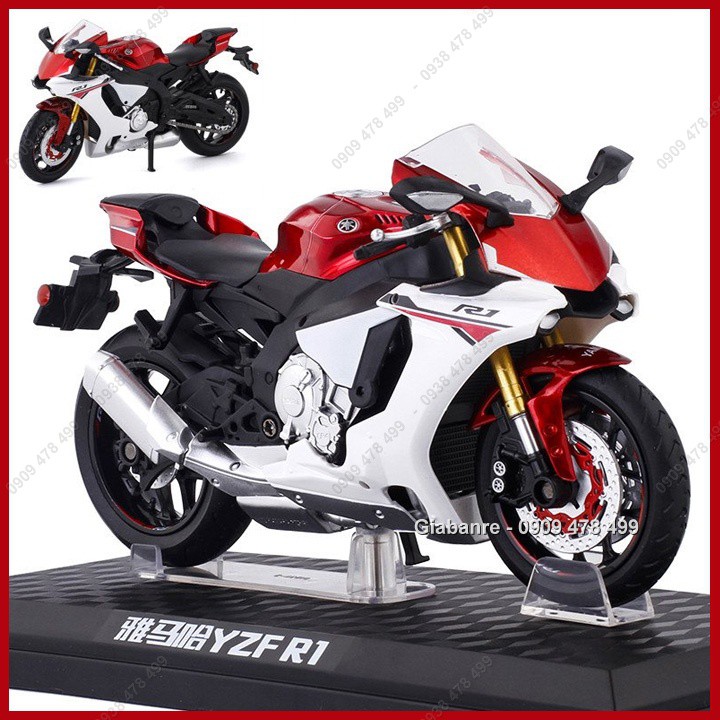 Mô Hình Xe Moto Yamaha YZF-R1 Tỉ Lệ 1:12 - New – MSZ - 8736