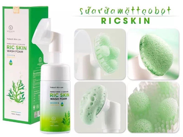 ☘️ Sữa rửa mặt RIC SKIN wash foam ☘ (100ml) | BigBuy360 - bigbuy360.vn