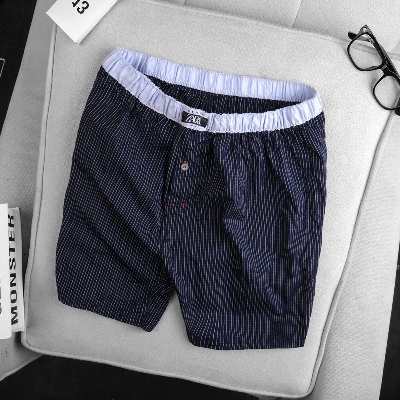 Quần đùi nam mặc nhà cao cấp vải kate mát rượi | BigBuy360 - bigbuy360.vn