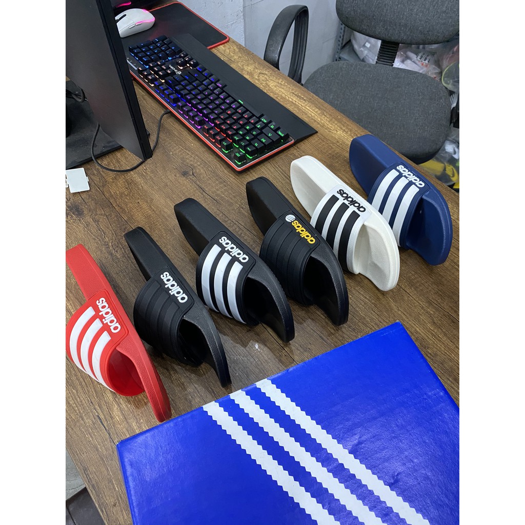 DÉP QUAI NGANG DÉP THỂ THAO 💥 Siêu êm chân 💥 FULL BOX, DÉP NAM ADIDAS