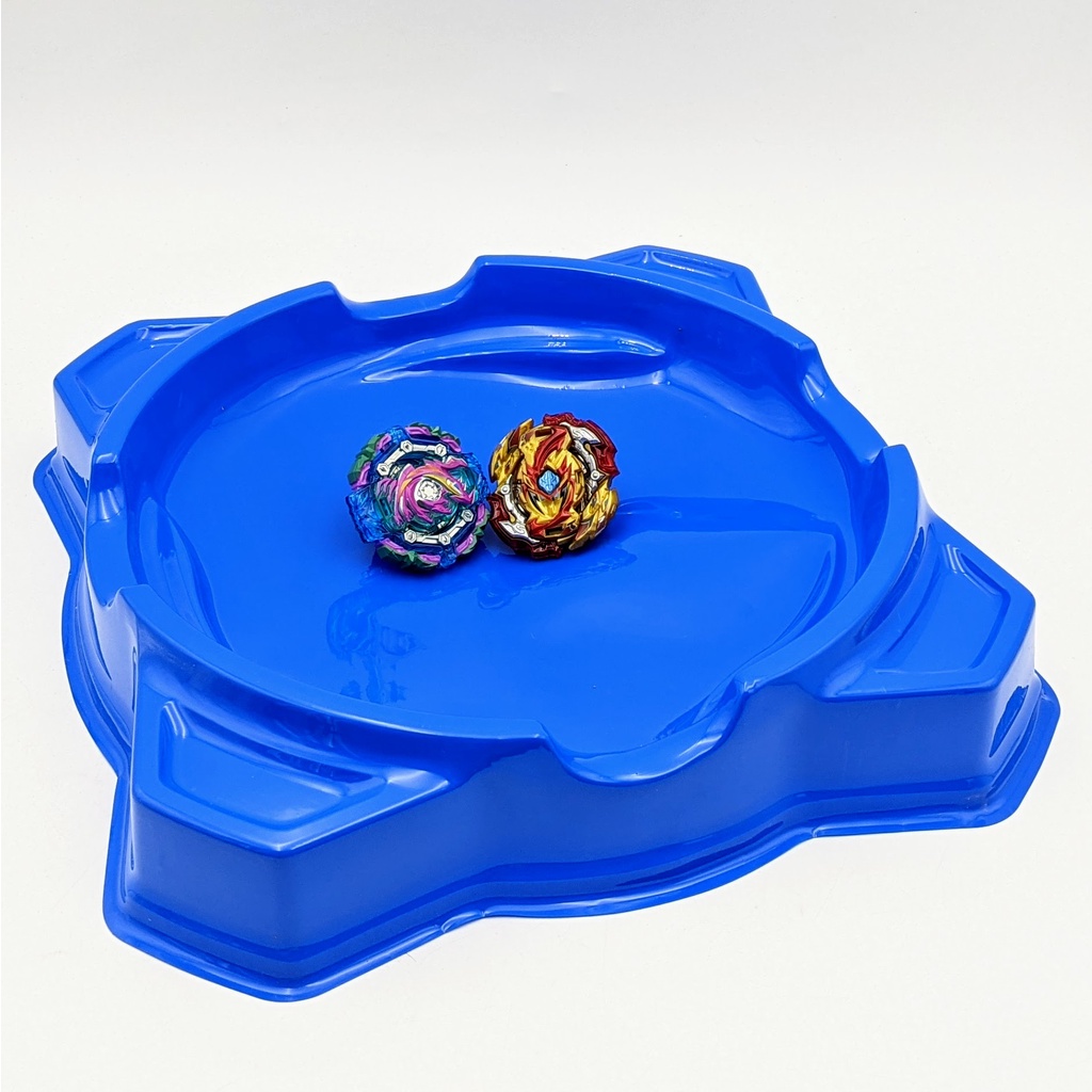 Bộ 4 Con quay BeyBlade + 2 Tay phóng + Sàn đấu - Con quay vòng xoay thần tốc