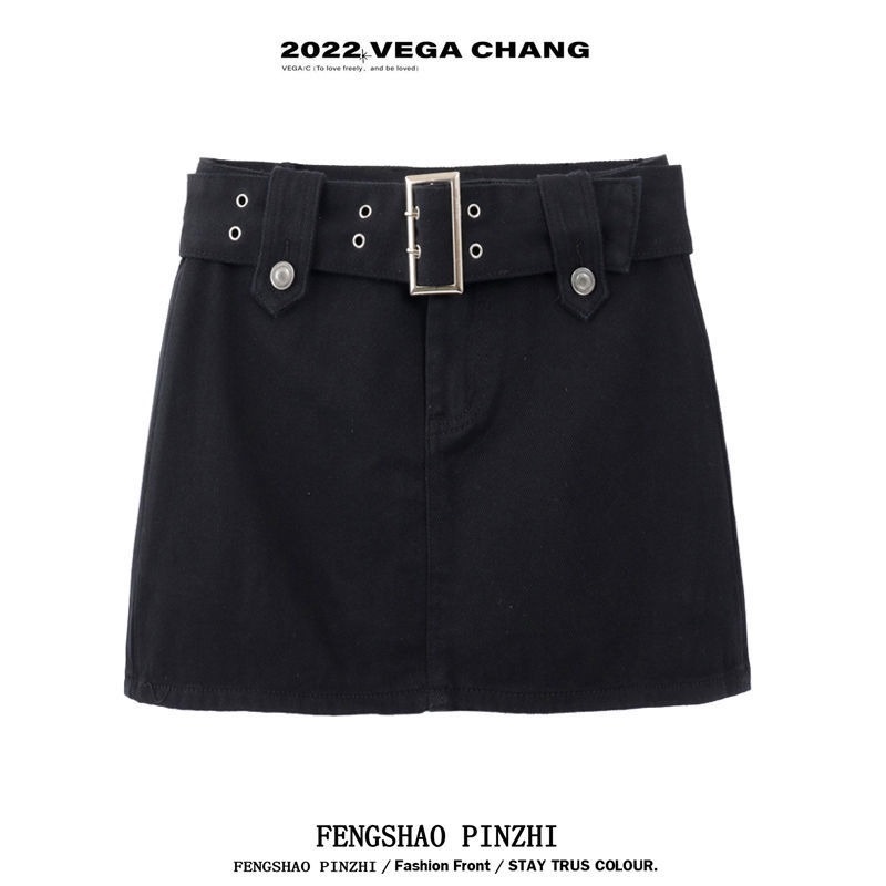 Quần Giả Váy Chất Liệu Denim Phong Cách Hàn Quốc Thời Trang Mùa Hè Cho Nữ