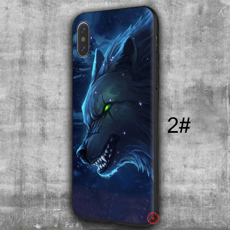 Ốp Điện Thoại Hình Chó Sói LY13 Cho iPhone SE XR 5 5S 6 6S 7 8 11 Pro Max Plus