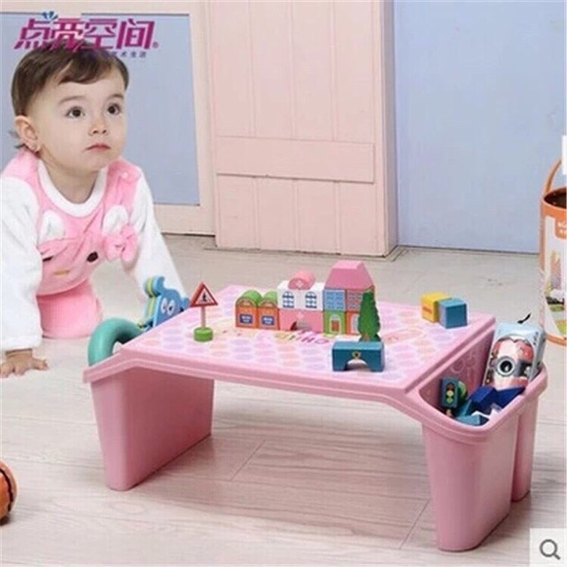 Bàn học nhựa cho bé đa năng có  ngăn. BÀN HỌC NHỰA TRẺ EM . | BigBuy360 - bigbuy360.vn