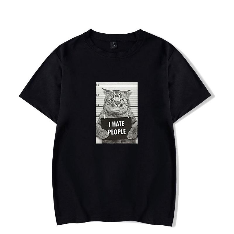 Áo Thun Cotton Tay Ngắn Size Lớn Xxs 4xl