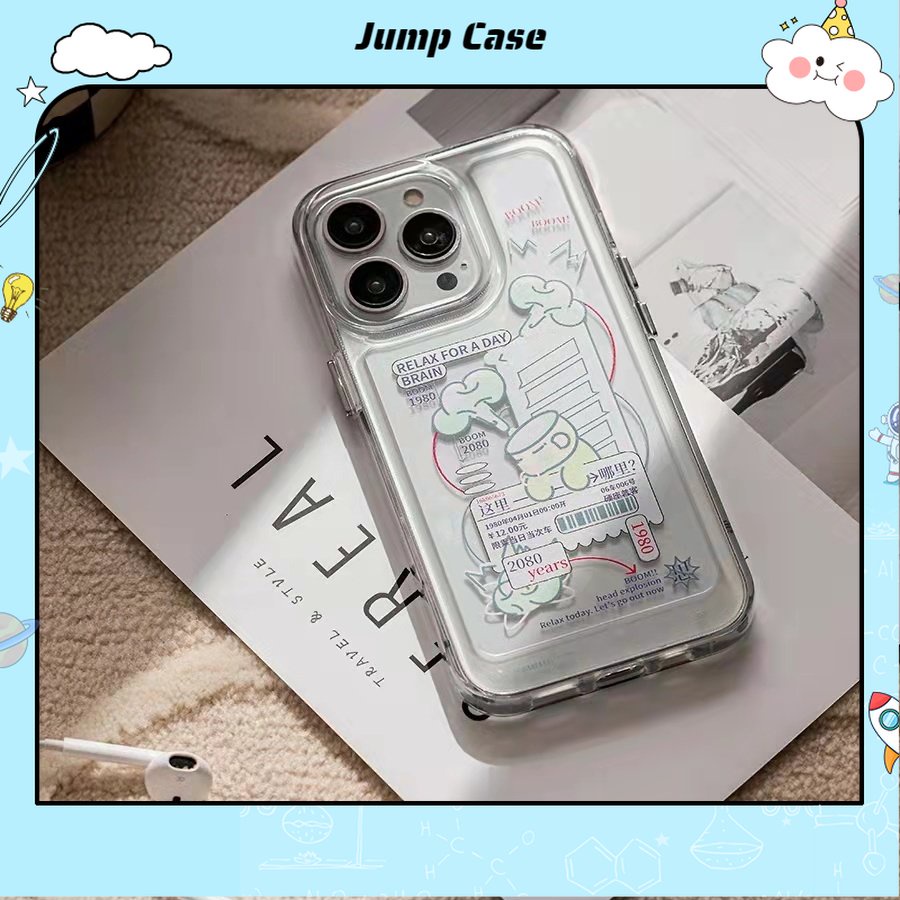 Ốp Điện Thoại Tpu Acrylic Trong Suốt Hình Vé Máy Bay Cho iPhone 13 Pro 13prm 11 7Plus 8Plus Xr XS 13 12 Pro Max