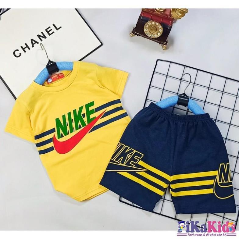 Bộ cộc tay viền thun cotton cho bé trai size đại (22 đến 42kg) sỉ Bộ bé trai FREESHIP - anna gymkids