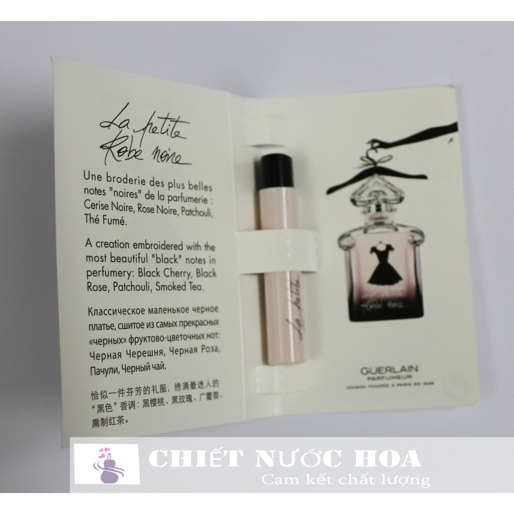 [Vial] Nước Hoa Nữ Chính Hãng Nữ GUERLAIN LA PETITE ROBE NOIRE 1ml