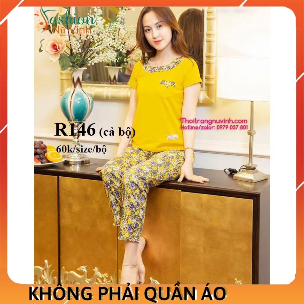 Rập thiết kế bộ mặc nhà MS R146