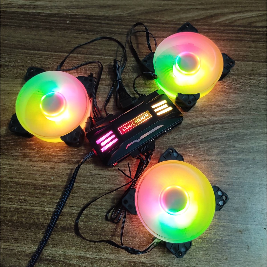 Quạt Tản Nhiệt Y1 Fan Led 5V ARGB 9cm Đồng Bộ Mainboard - Hub Coolmoon Tomato Xigmatek VSP