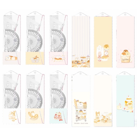 Bộ eke thước kẻ chó bánh mỳ EKI1a bộ eke dễ thương