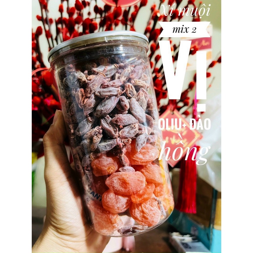 Lon 500gr Xí Muội Mix 2 Vị