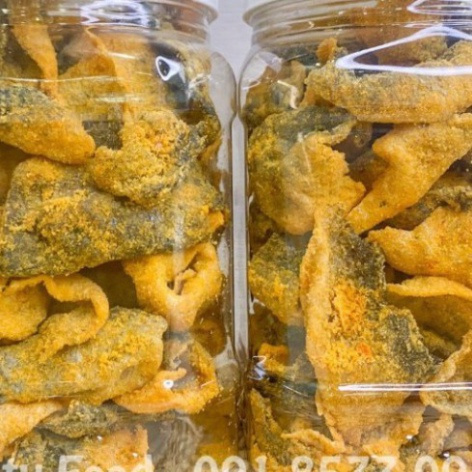 Da Cá Hồi Trứng Muối  da cá sấy giòn, ăn vặt quán 88 | BigBuy360 - bigbuy360.vn