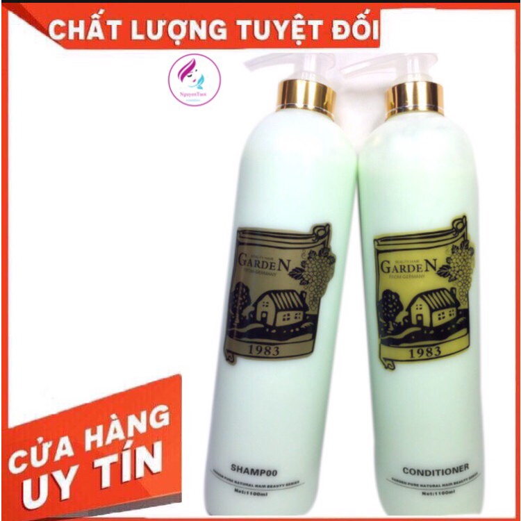 Dầu gội, xả Garden Pure Natural Hair Beauty Series mềm mượt tóc 1100ml