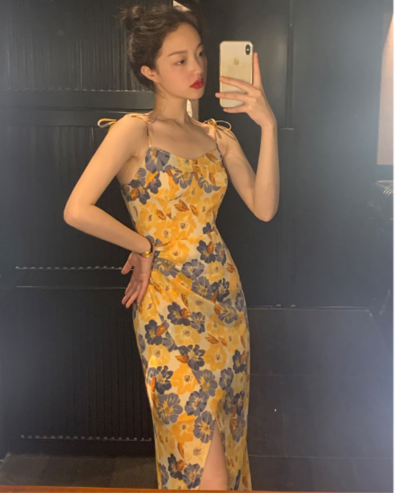 Đầm Maxi Sát Nách Thiết Kế Xẻ Quyến Rũ | BigBuy360 - bigbuy360.vn