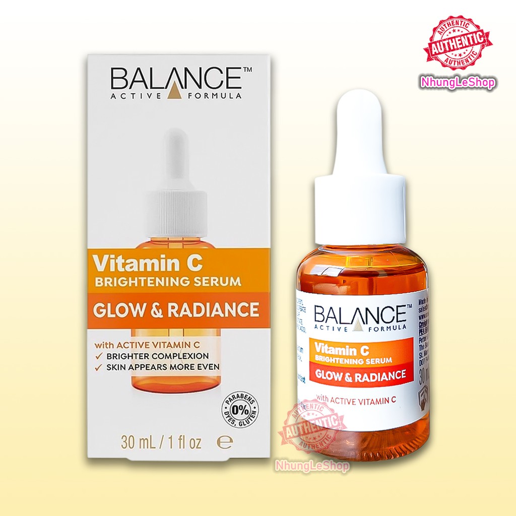 Serum Trắng Da Mờ Thâm Balance Active Formula Vitamin C Brightening 30ml