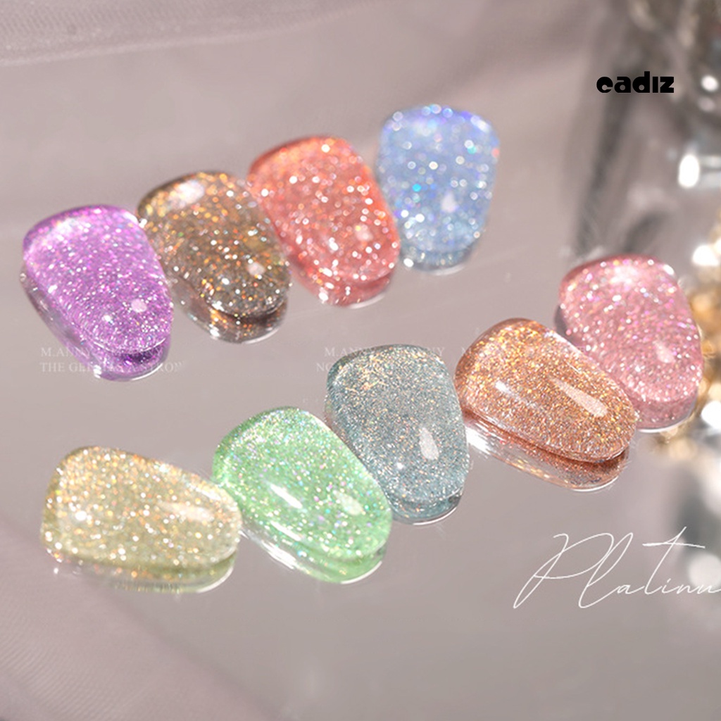 Gel Sơn Móng Tay 7.3ML Hiệu Ứng Lấp Lánh Nhiều Màu Sắc Thông Dụng Cho Nữ