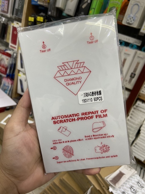 DÁN DẺO PPF NHÁM IPHONE FULL LỖ LOA- CHỐNG VÂN TAY - CÓ HƯỚNG DẪN DÁN-ĐỦ MÃ IP 6 ĐẾN 14 PRO MAX