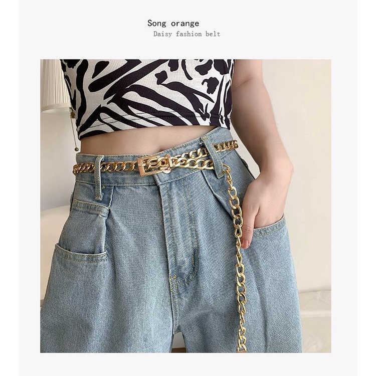Thắt Lưng Da Khóa Kim Loại Tròn Phong Cách Boho Cổ Điển Thời Trang Cho Nữ
