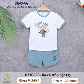 Bộ Cổ Tròn Cộc Tay Dokma - DMB290