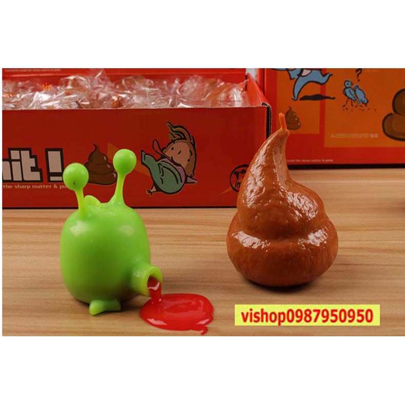 1 Cục shit nhựa dẻo phiên bản bầy nhầy  đồ chơi troll vui nhộn