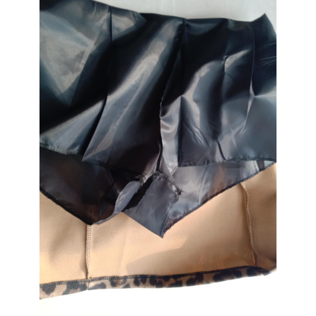 Chân Váy Xiaozhainv Chữ A Lưng Cao Họa Tiết Da Báo Phong Cách Vintage | BigBuy360 - bigbuy360.vn