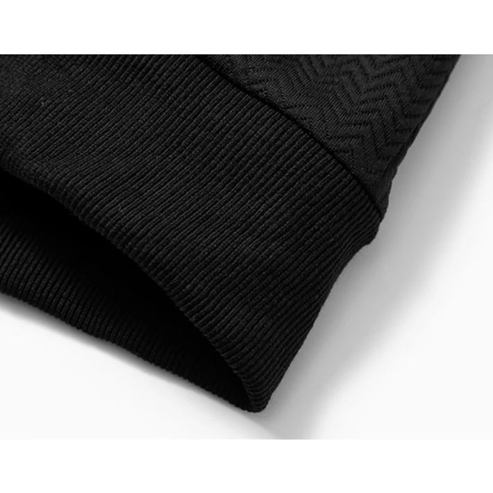 Áo sweater Tay Dài Cổ Đứng Dáng Rộng Màu Trơn Có Khóa Kéo Thoải Mái Thời Trang Xuân Thu Cho Nam
