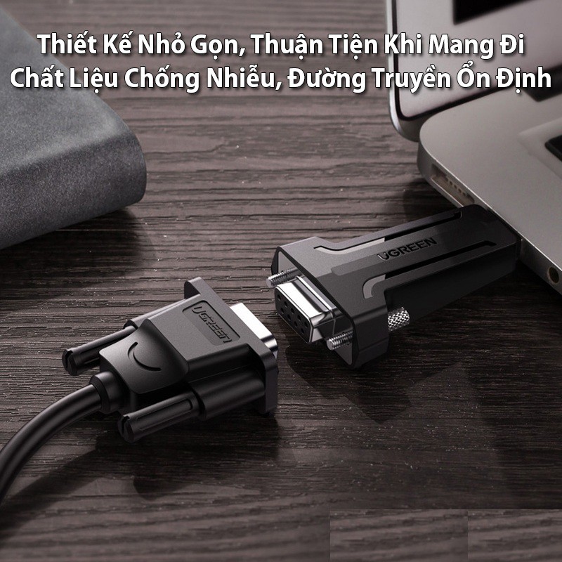 Đầu Chuyển Đổi USB 2.0 Sang Com RS232 Ugreen 80111