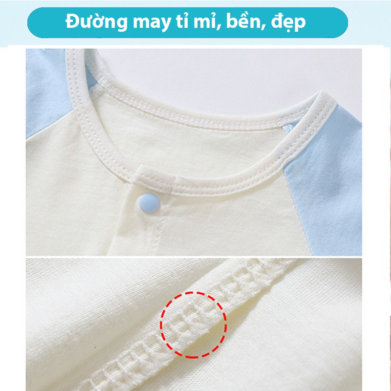 Body Đùi Cotton cúc giữa cho bé trai bé gái mặc mùa hè Hàng Quảng châu xuất Nhật SLH11