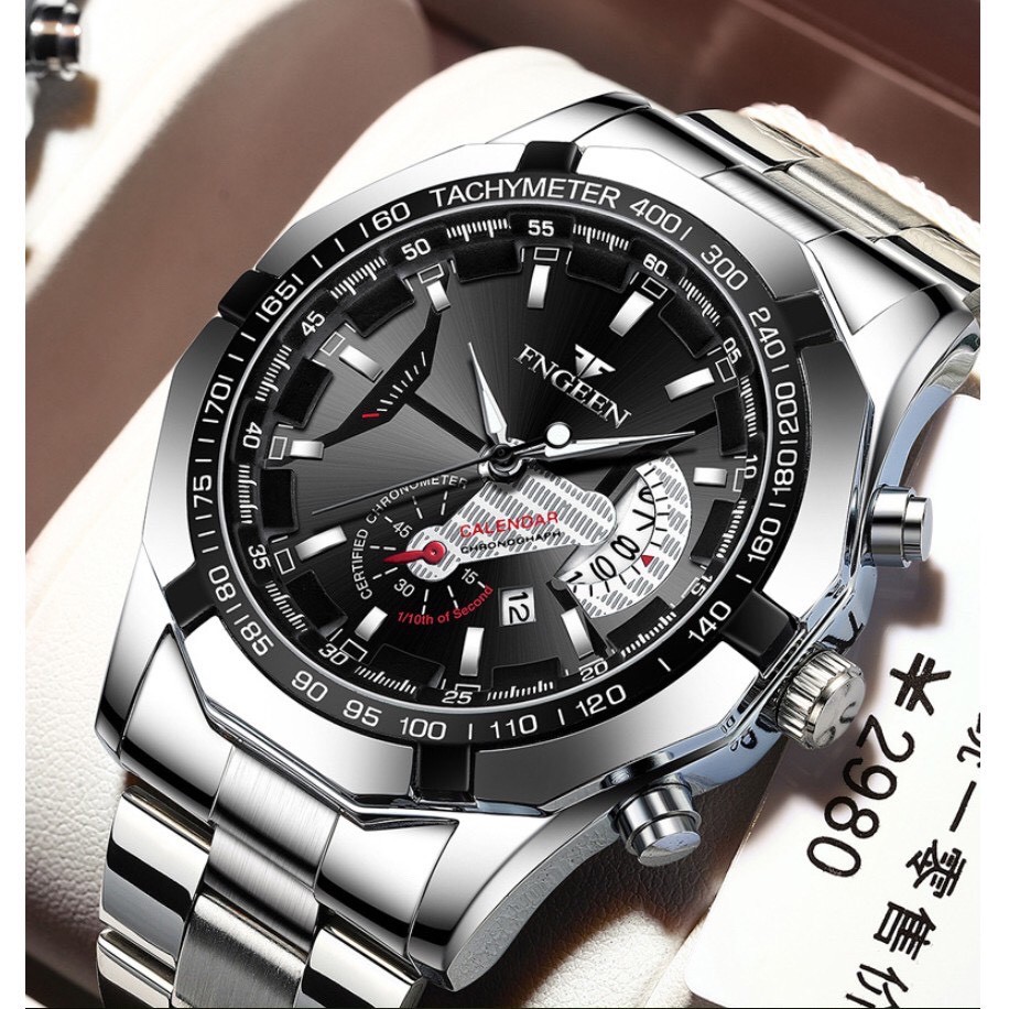 Đồng Hồ Thạch Anh FNGEEN F8 Phong Cách Cá Tính Cho Nam