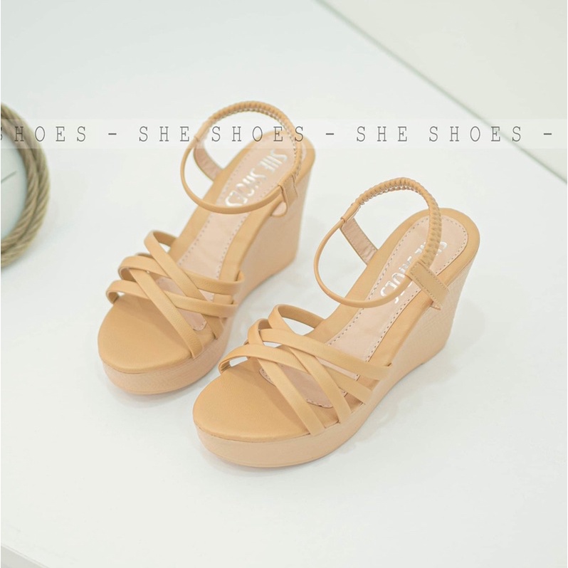 Giày sandal đế xuồng ♥️Freeship♥️ sandal quai ngang 9p siêu xinh. ĐỘC QUYỀN BỞI SHE SHOES - SDX09050