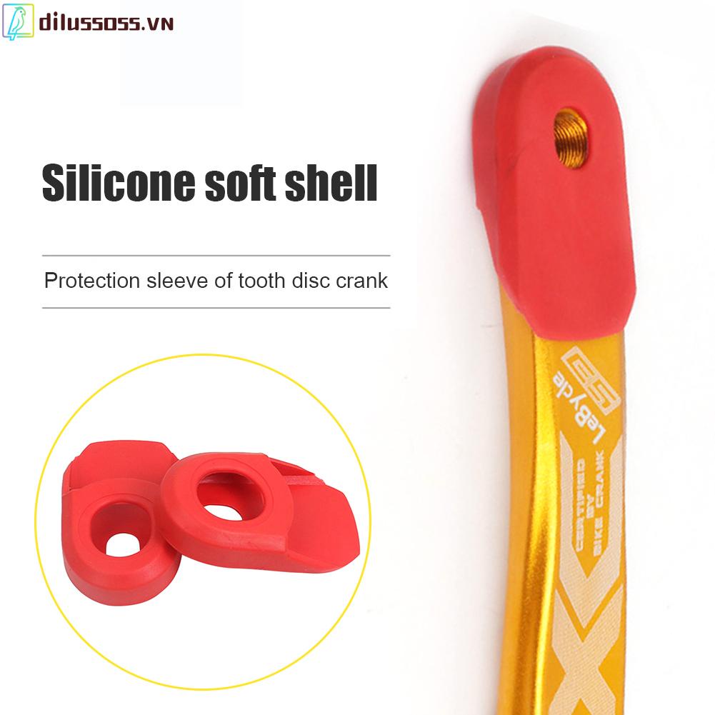 Set 2 Nắp Silicon Bảo Vệ Giò Dĩa Xe Đạp Leo Núi