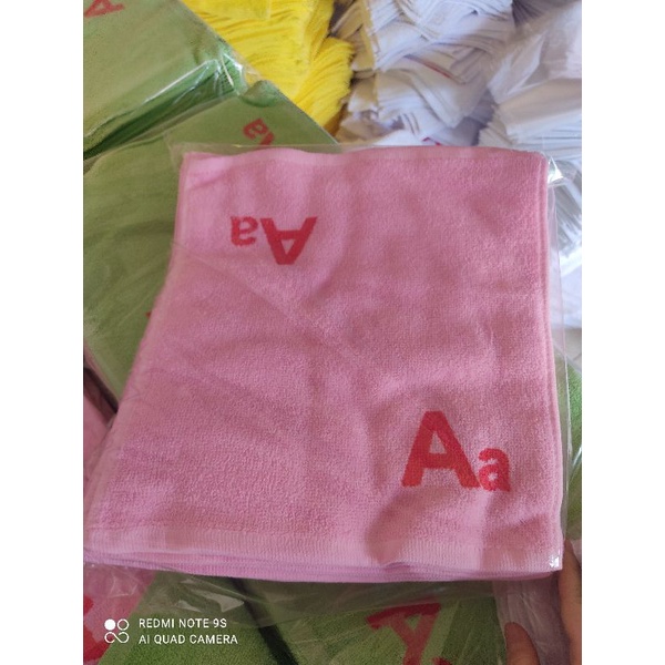 Combo 50 khăn mầm non in hình sắc nét