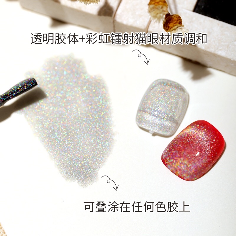 [HOT]Top mắt mèo cầu vồng mới As vỏ đỏ ( cam kết chính hãng )