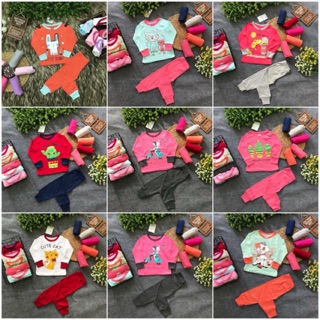 Sale 3 bộ tay dài bé gái