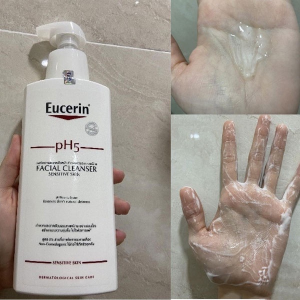 Sữa Rửa Mặt Eucerin PH5 Facial Cleanser Sensitive Skin