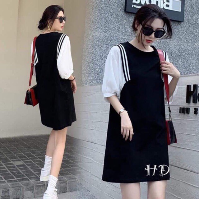 Váy bầu tay lỡchất cotton siêu mền, siêu mịnk xù, k bai đầm bầu mặc đi làm đi chơi đều đượcFree size 40~&lt;68 VB26