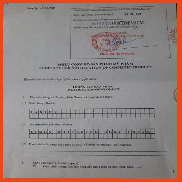 Body Chanh - Body Lemon whitening body cream LADIES - QLADY | BigBuy360 - bigbuy360.vn