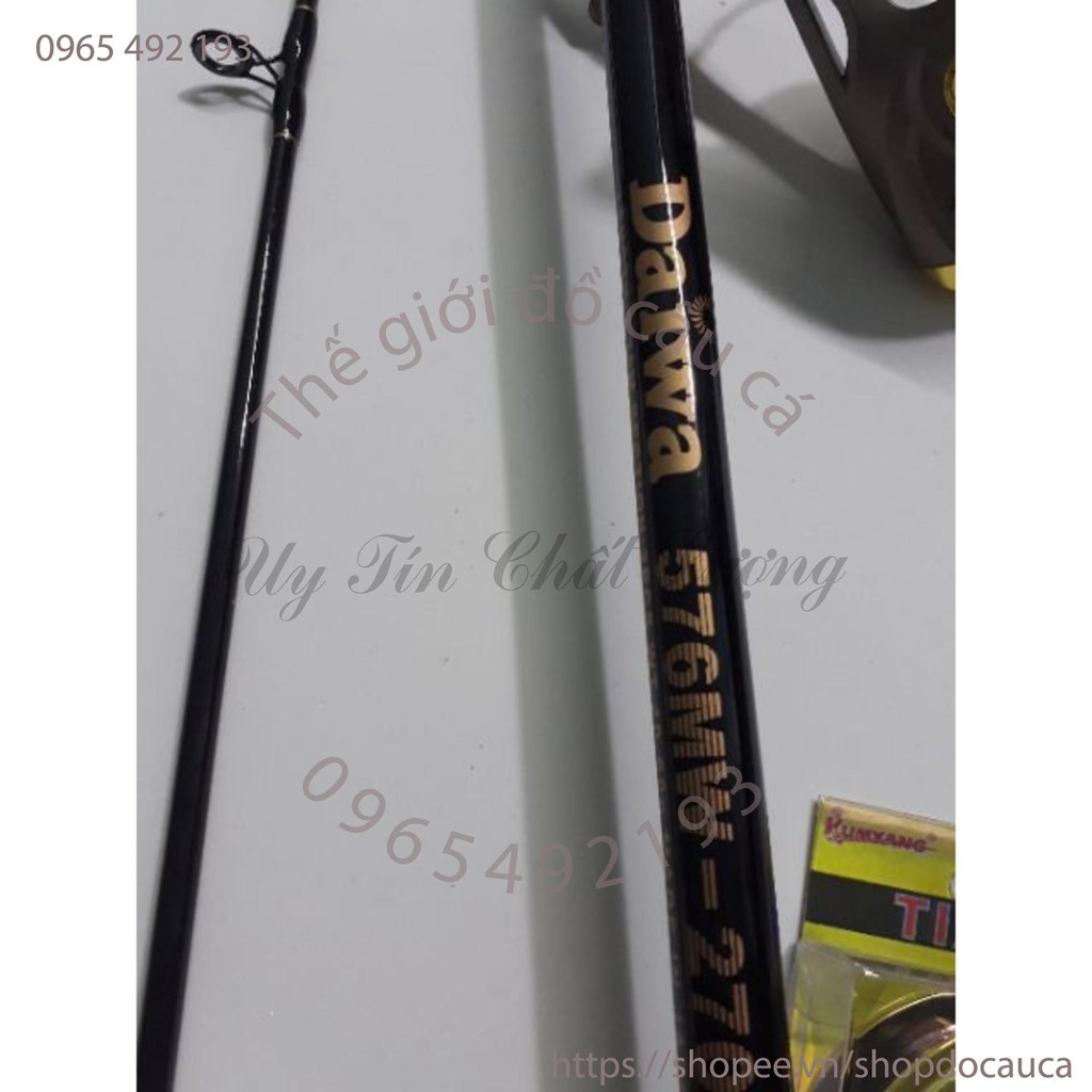 Bộ càn 2 khúc daiwa rỗng 2m7 máy al7000 kèm phụ kiện ( rẻ vô địch )