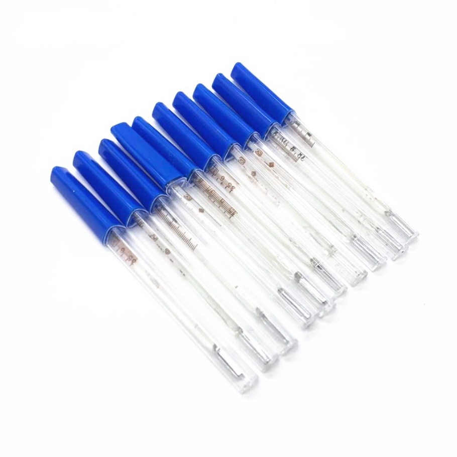 1 Cái. Nhiệt Kế Đo Nhiệt Độ Cơ Thể / Kính Cổ Điển Chất Lượng Cao