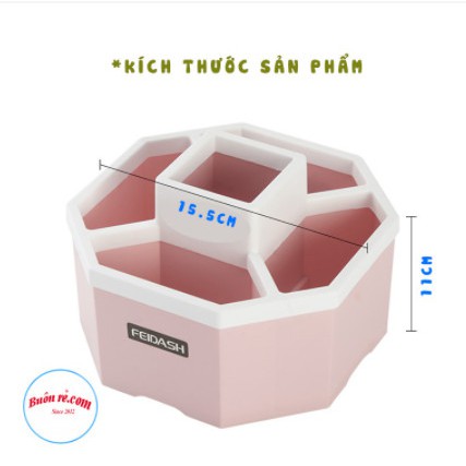 [ HÓT HÓT SHOPEE ] Khay tiện ích hình lục giác 5 ngăn nhựa Việt Nhật (MS: 1337)