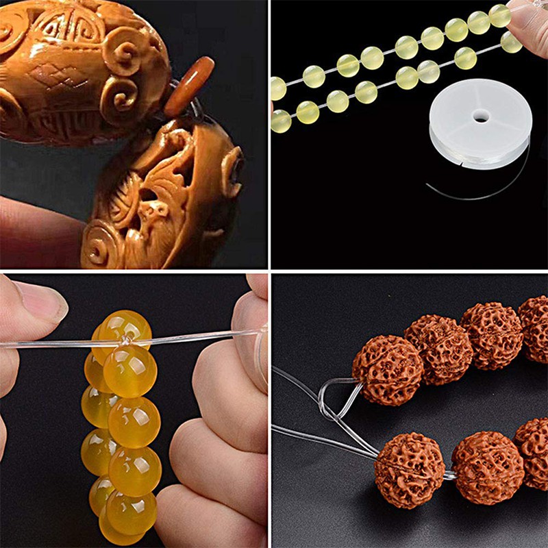 Dây lõi pha lê co giãn 14.5m ~ 18m 0.4 ~ 0.5mm chuyên dụng tự làm trang sức