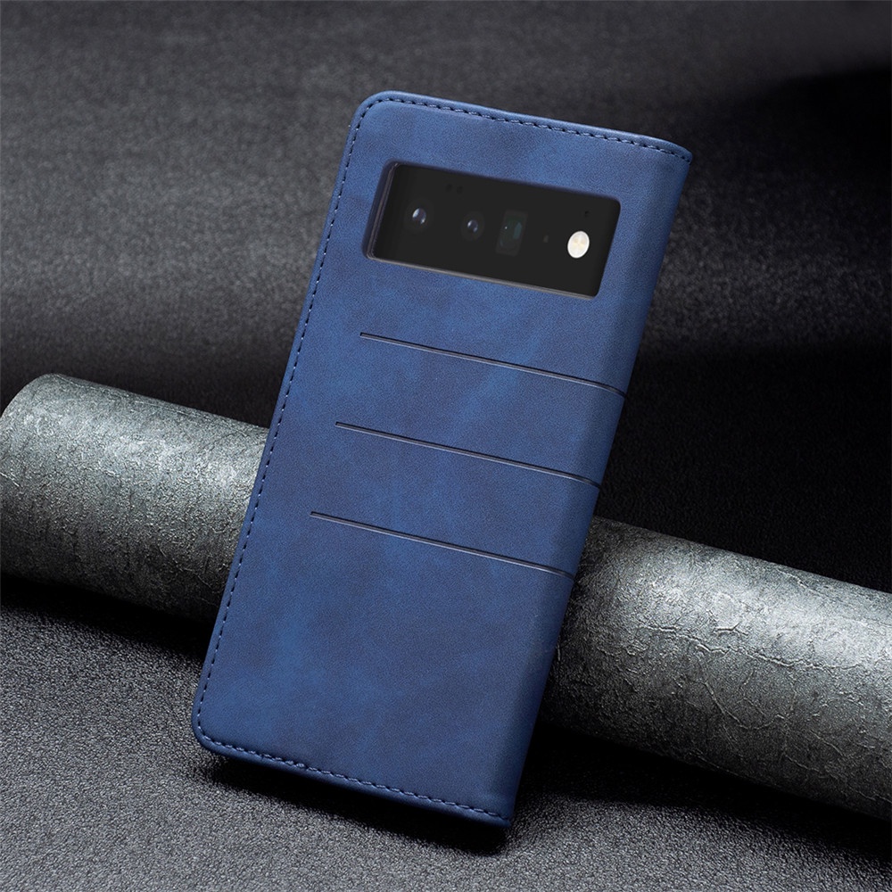 Ốp Điện Thoại Da PU Dạng Ví Nắp Lật Có Ngăn Đựng Thẻ Và Giá Đỡ Sang Trọng Cho Google Pixel 7 6 Pro