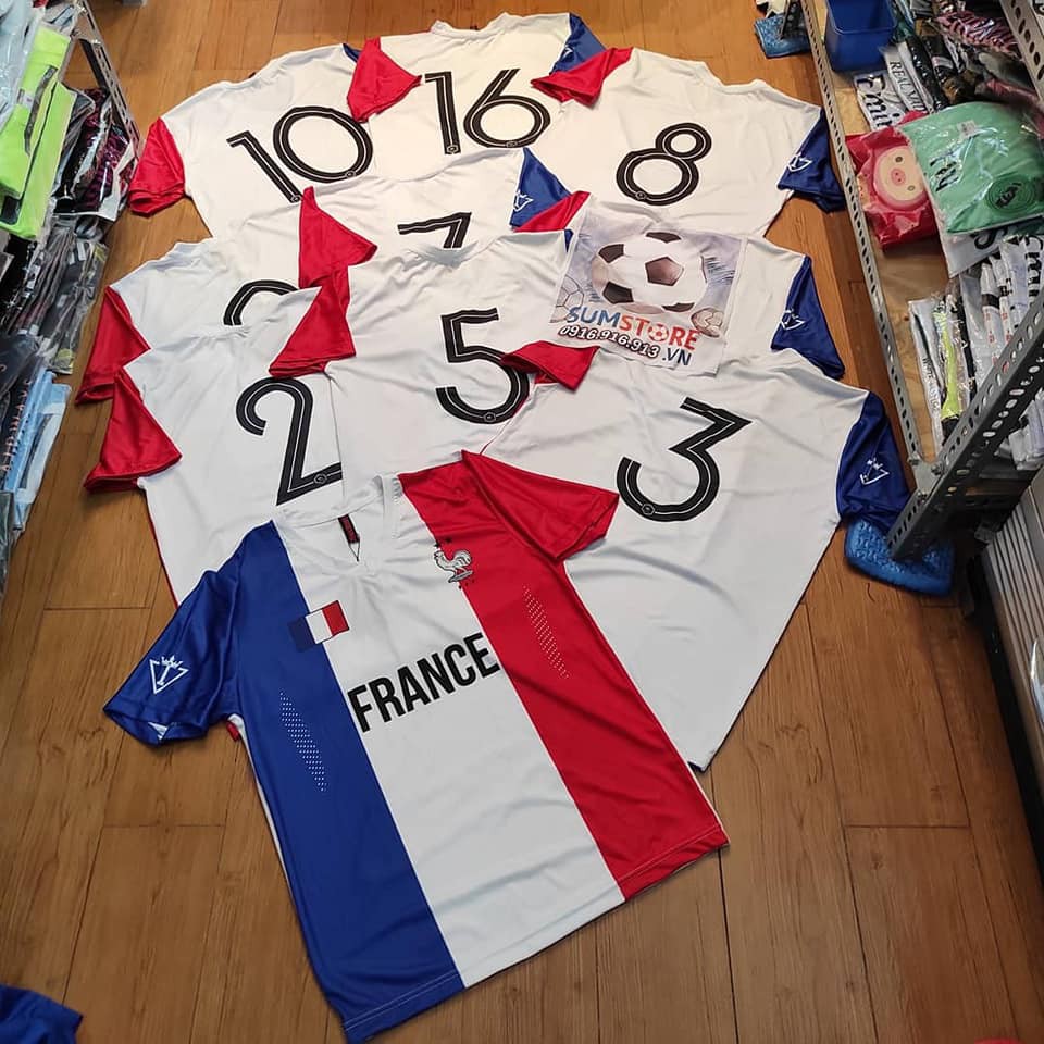 Bộ quần áo bóng đá Tuyển Pháp - Đồ đá banh Độc Nhất 2020