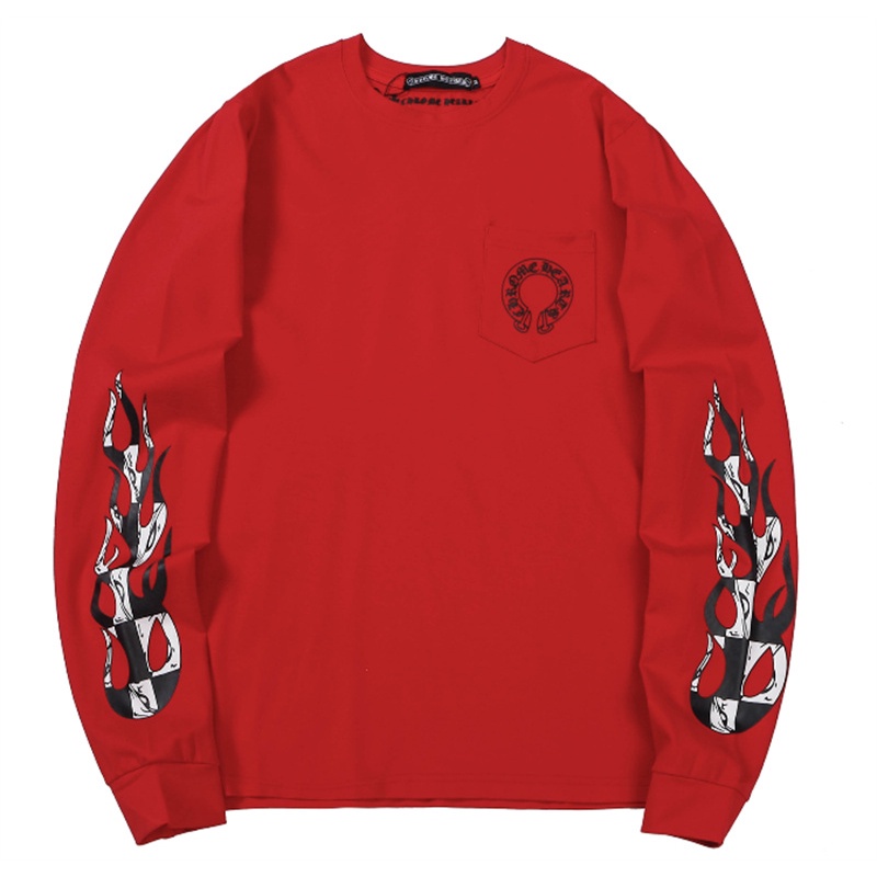 Áo Thun Cotton Tay Dài In Họa Tiết Hoạt Hình Phong Cách Thể Thao Thời Trang Unisex