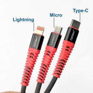 Cáp Bọc Vải Siêu Bền EarlDom EC-060/060M/060I
